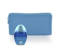 office box - Pack Vuelta al Cole: Portatodo Estuche Plano de Silicona de Gran Resistencia y Lavable con Cremallera + Sacapuntas con Goma by Colorline (Azul Claro + Sacapuntas)