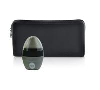 office box - Pack Vuelta al Cole: Portatodo Estuche Plano de Silicona de Gran Resistencia y Lavable con Cremallera + Sacapuntas con Goma by Colorline (Negro + Sacapuntas)