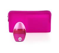 office box - Pack Vuelta al Cole: Portatodo Estuche Plano de Silicona de Gran Resistencia y Lavable con Cremallera + Sacapuntas con Goma by Colorline (Fucsia + Sacapuntas)