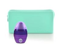 office box - Pack Vuelta al Cole: Portatodo Estuche Plano de Silicona de Gran Resistencia y Lavable con Cremallera + Sacapuntas con Goma by Colorline (Turquesa + Sacapuntas)