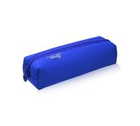 office box Porta Todo Cuadrado Neoprene by Colorline - Cremallera Ancha y Gran Capacidad. (Azul)