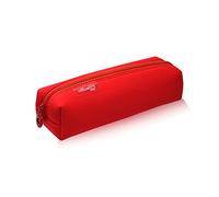 office box Porta Todo Cuadrado Neoprene by Colorline - Cremallera Ancha y Gran Capacidad. (Coral)