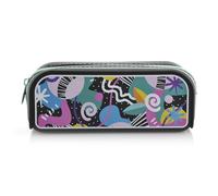 office box - Porta Todo de Silicona con Diseños Impresos, Ideal para Llevar y Proteger, Cierre de Cremallera y Tacto Ultra Soft - 20 Modelos Distintos - Lavable y Resistente. (Memphis)