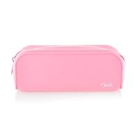 office box - Porta Todo- Estuche de Silicona Rectangular - Cierre de Cremallera - Gran Capacidad y Duración, Lavable y Resistente, Múltiples Colores - Máxima Calidad. (Rosa Blush)