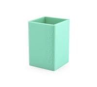office box Portalápices Silicone by Colorline - Cubilete de Mesa Silicona Premium con tacto Soft y Diseño Exclusivo - Tamaño: 9.5 alto x 6.5 cm ancho - REF.29011-NA - Colorline by (Naranja)
