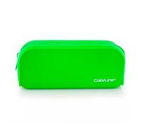 office box Portatodo Estuche Rectangular de Silicona de Gran Resistencia y fácilmente Lavable con Cremallera Xtra - Ref. 58111- Colorline by (Verde)