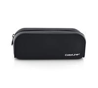 office box Portatodo Estuche Rectangular de Silicona de Gran Resistencia y fácilmente Lavable con Cremallera Xtra - Ref. 58111- Colorline by (Negro)