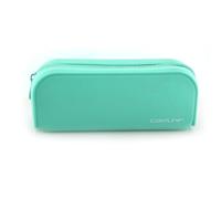 office box, Portatodo Estuche Rectangular de Silicona Ultra Suave de Gran Capacidad, Lavable y con Gran Resistencia, Cierre de Cremallera Xtra con Tirador Exclusivo de Colorline. (Turquesa)