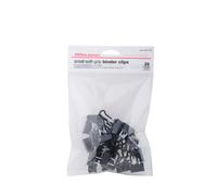 Office Depot Brand Binder Clips Small 3/4"""" Wide 3/8"""" Capacity Black Pack of 24