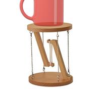 Office Desk Toy - Wooden Floating Illusion Table, Suspension Desk Decor, Scientific Floating Illusion Table with Tension Structure | Desktop Art Ornament Fidget Toy for Home, Office, Study, Party, Roo