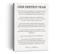Office & Home Wall Decor, Framed Inspirational Poem Canvas Art, Motivational Quote Print, Encouraging Gift for Friends Family(Framed,08x12inch(20x30cm))