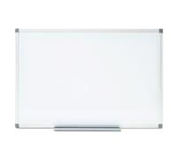 Office Marshal Pizarra blanca profesional, magnética y escribible, con superficie lacada protectora, montaje vertical y horizontal, 13 tamaños (fijación a la pared, 80 x 110 cm)