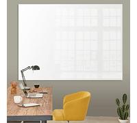 Office Marshal Pizarra de Vidrio Magnética - Tablero Magnético Sin Marco | Pizarra blanca de vidrio con certificación TÜV | Magnética y grabable | Fácil montaje (60x90 cm)
