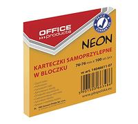 OFFICE PRODUCTS 14046611-07 - Notas adhesivas (76 x 76 mm, 1 x 100 hojas), color naranja