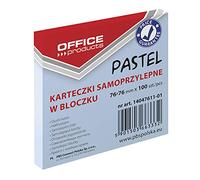 Office Products 14047611 - 01 - Notas adhesivas (76 x 76 mm, 1 x 100 hojas, color pastel/azul