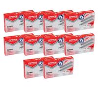 Office Products 18072329-19 Grapas 23/8 plateado/10.000 piezas (10 x 1000 piezas) Grapas manuales estándar, grapas, clips de papel, galvanizadas