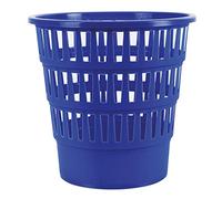 Office Products 19053621-01 - Papelera de plástico (16 L, resistente a los desgarros, 1 unidad), color azul
