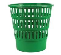 Office Products 19053621-02 - Papelera de plástico (16 L, resistente a los desgarros, 1 unidad), color verde