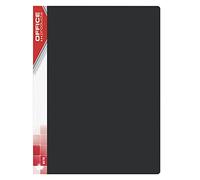 OFFICE PRODUCTS 21123011-05 - Carpeta de plástico (A4, 620 µ, 30 fundas), color negro