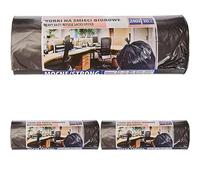 Office Products 22021252-05 - Bolsas de basura (240 L, 10 unidades, LDPE), color negro (Paquete de 3)
