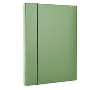 Office Products - Archivador elástico (polipropileno, A4/40, tamaño A4/40), color verde, expandible, con borrador, material: cartón, PP, revestimiento, color verde y formato A4