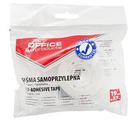 Office PRODUCTS - Banda de oficina (19 mm, 33 m, transparente, tipo de oficina, cristal, material, PP, color-transparente, tamaño: 19/33 mm/m/ancho (mm)-19