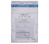 OFFICE PRODUCTS Bolsas de seguridad Safebags/ 50 unidades/Transparentes/ C3/ 330 x 470 mm/A prueba de eyección/Para transportar dinero en efectivo y objetos de valor/Numeradas individualmente