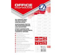 Office Products Etiquetas autoadhesivas / 105 x 42,3 mm / 100 hojas A4 / Blanco/Económicas Etiquetas para direcciones imprimibles