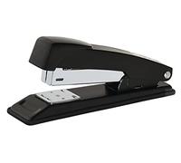 OFFICE PRODUCTS - Grapadora de oficina, para 30 hojas, color: negro, tipo 24/6, 26/6, carcasa y mecanismo de metal, brazo de grapadora con elementos de plástico/garantía: 5 años