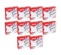 OFFICE PRODUCTS Grapas 23/23 plateadas/10.000 unidades (10 x 1000 unidades) Grapas estándar grapas