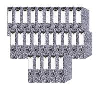 OFFICE PRODUCTS - Juego de 25 carpetas de cartón DIN A4/75 mm/7,5 cm/ranuradas, para oficina, ideal para oficina y escuela, fabricado en la UE/punto verde