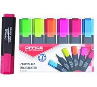 OFFICE PRODUCTS, Productos de oficina Resaltador brillante Paquete de 6 colores. Textliner Tinta no tóxica . Colores fluorescentes Ancho de línea 1-5