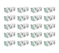 OFFICE PRODUCTS ZZ - Toallas plegables para reciclaje, económicas, para la oficina, para el hogar, baño, universal, eficiente, absorbente, 1 capa, 4000 hojas, 20 unidades, color verde