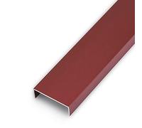 Office Restaurant,U Molding Vinyl Floor Transition Strip, Aluminum Wood to Tile Cover Strips, Waterproof Marble Floor Edging Trim Strip(Rose Gold,115cm/45.2in)
