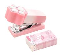 Office Stapler, Cat Claw Mini Stapler, Tiny 2-15 Sheets Paper Fastener for Kids Students Classroom School Office Travel, Fun Cat Paw Design withStaples Included, Compact Stationery Accessory