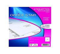 Office Star Disco 2700 multiusos etiquetas 70 x 31 mm Blanco