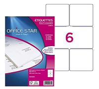 Office Star Disco 600 Multi-Purpose Labels Blanca 99,1 x 93,1 mm