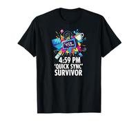 Office Worker 4:59 PM Quick Sync Survivor Meme Camiseta