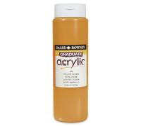 OfficeCentre Daler - Rowney Graduate 500ml Acrylic Bottle - Yellow Ochre