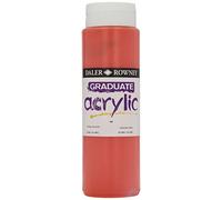 OfficeCentre Daler-Rowney Graduate Acrylic 500ml Paint Ink Bottle - Vermillion Hue