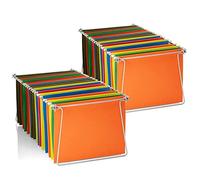 Officemate - Archivadores para colgar, tamaño de letra, barras de 60,9 a 60,9 cm, acero, 2 juegos (91999)