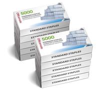 Officemate Grapas estándar, 10 cajas de grapas de uso general (91950)
