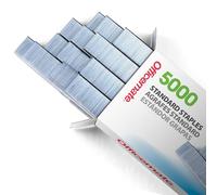 Officemate Grapas estándar, 210 por tira, capacidad de 20 hojas, 5.000 por caja (91900)