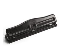 Officemate OIC® - Perforadora ajustable de 3 agujeros, negro, pequeño (1-24)