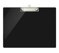 Officemate OIC portapapeles de plástico reciclado horizontal, negro (83050)