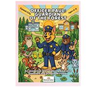 Officer Paul: Guardian of the Forest: A Story Coloring Book for Kids Ages 4-8 | Color, Think and Draw Along
