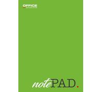 OFFICER PRODUCTS Bloc de notas A4 cuadriculado, 10 unidades, 50 hojas, 100 páginas, para escuela y oficina, pegado en la parte superior