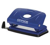 OFFICER PRODUCTS Perforadora Metálica de 2 Agujeros para productos de oficina de hasta 12 hojas de metal azul/accesorios de oficina pequeños/tipo estándar/material-metal/color-azul/tamaño-A4/A5/A6/888