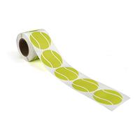 Officeship Adhesivo de pelota de tenis de 5.1 cm de diámetro, 250 unidades/rollo