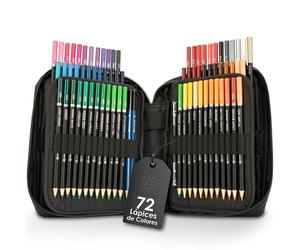 OfficeTree 72x Lapices de Colores Profesionales - Estuche de Colores Lápices - Minas Blandas a Base de Aceite in ccesorios - Lápices de Colores - Lapices para Dibujar Profesionales